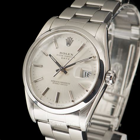 cinturino rolex 15000|Rolex Oyster Perpetual Date 34mm 34mm 15000 Silver Dial for .